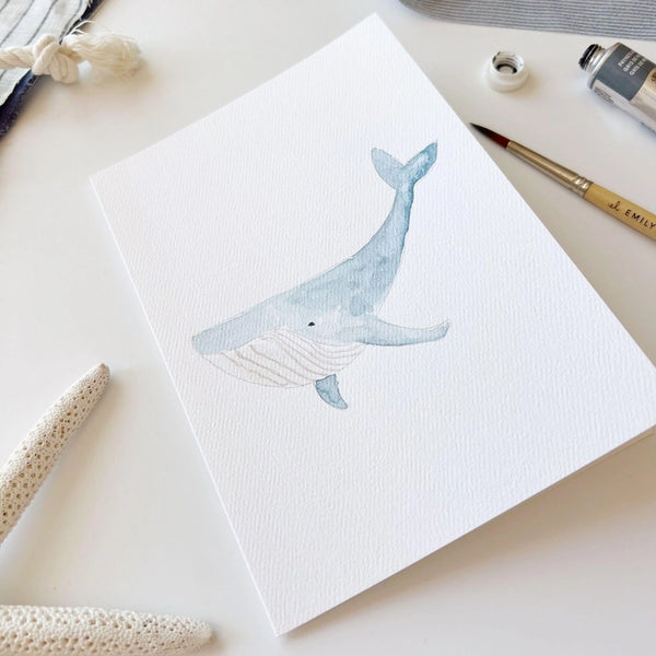 Paintable Watercolour Notecard Set - Seaside