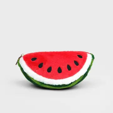 Plush Zip Pouch - Squishy Watermelon