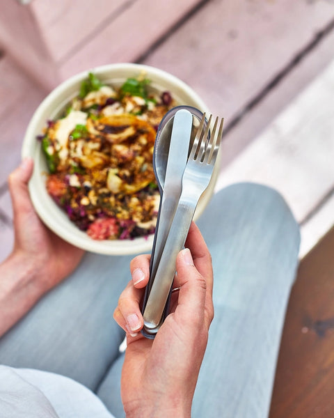 Black + Blum Cutlery Set - with Portable Hygienic Carry Case