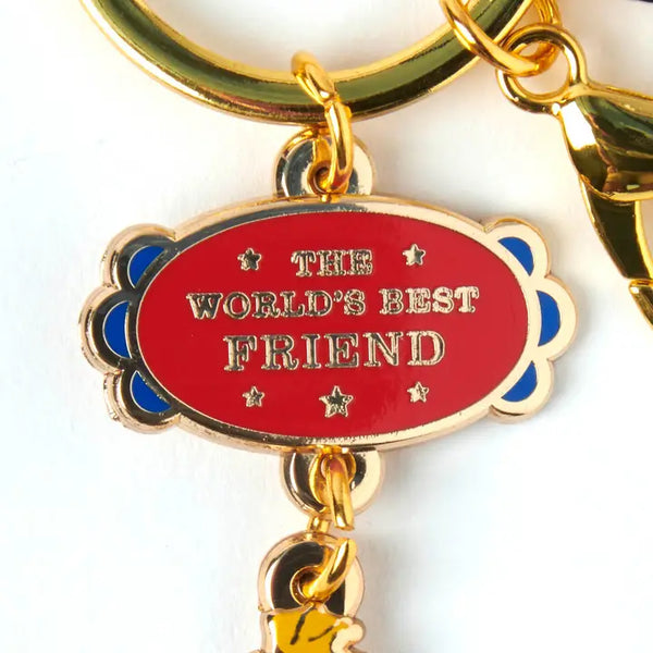 Peanuts Worlds Best Keyring - Friend