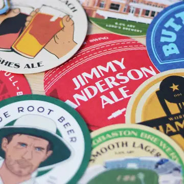 England Cricket Themed Beer Mats