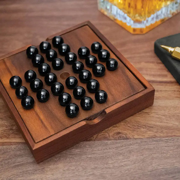 Solitaire - Iron & Glory Wooden Solo Noble Game