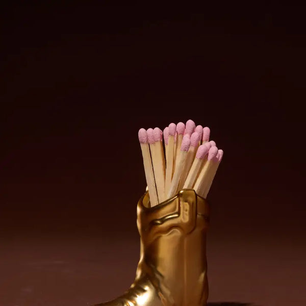 Nashville Ceramic Boot Match Holder (25 Pcs) - Gold