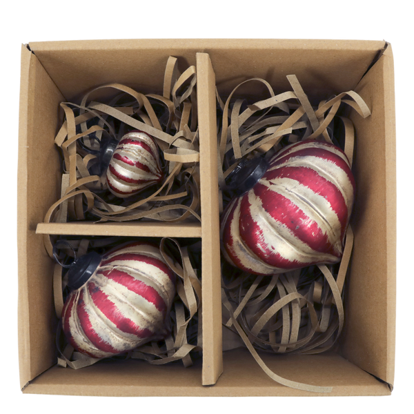 Christmas Baubles - Box set of 3