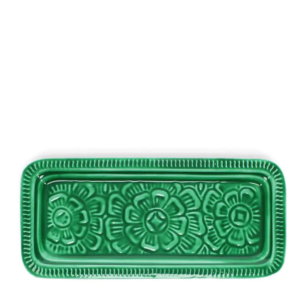 Enamel Trinket Tray - Dark Green