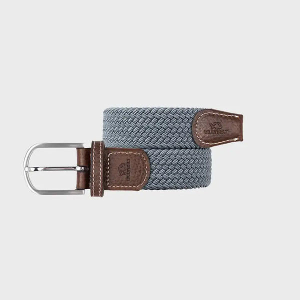 Billy Belt Woven Belt - Cool Grey