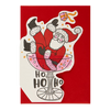 Letterpress Christmas Card - Ho Ho HO