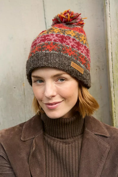 Pachamama Tintagel Roll Back Bobble Beanie