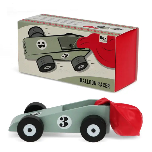 Wooden Balloon - Powered Racing Car
