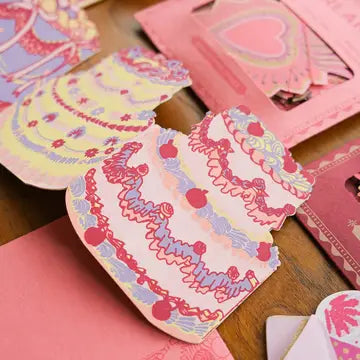 Concertina Card - Birthday Cake
