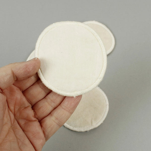 Organic Cotton Small Facial Pads -  Pack of 7