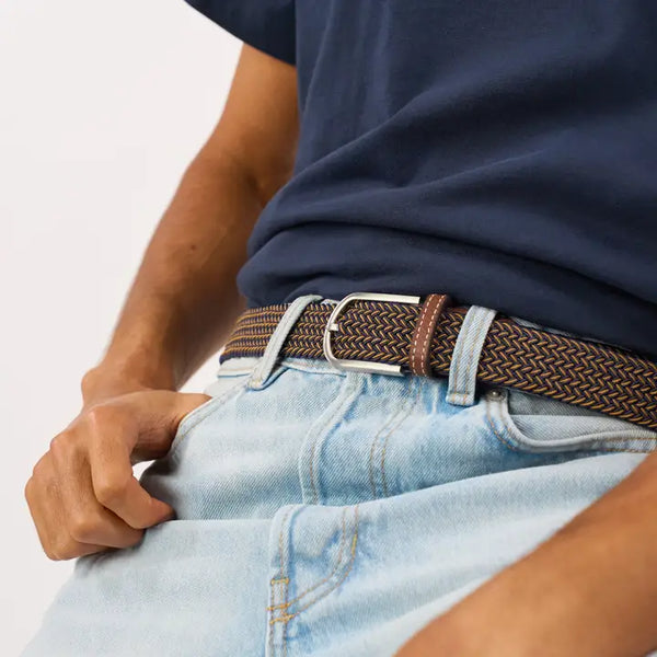 Billy Belt Woven Belt - Havana