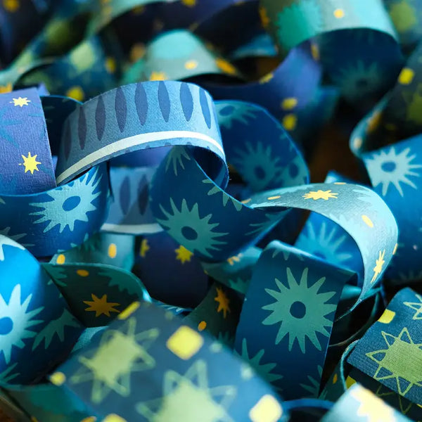 Paper Chain Kit - Blue & Yellow