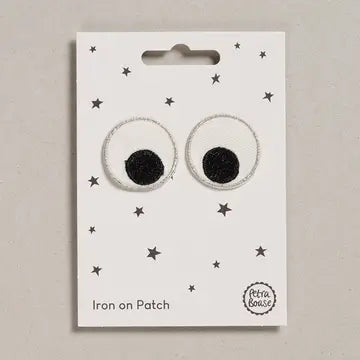 Iron On Patch - Googly Eyes