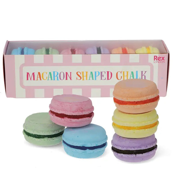 Macarons Shaped Chalk - Set of 6