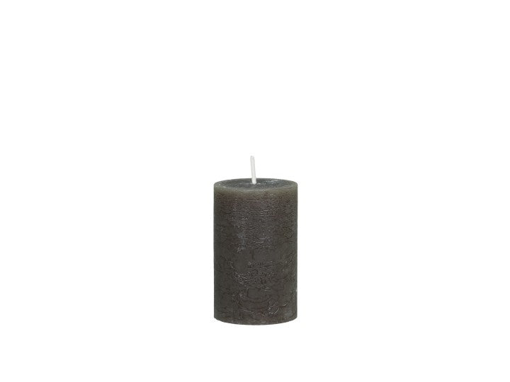 Coffee Rustic Pillar Candle