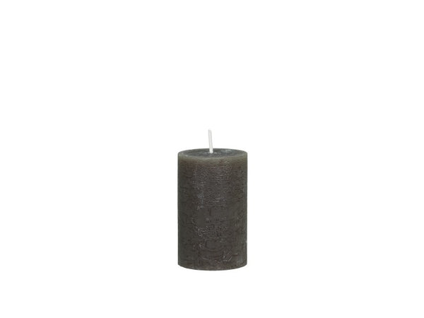 Coffee Rustic Pillar Candle
