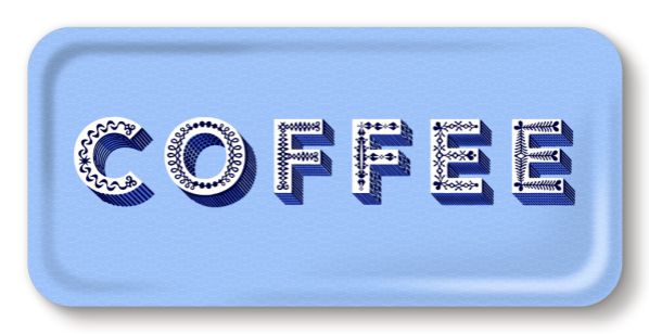 Asta Barrington Coffee Tray - Blue