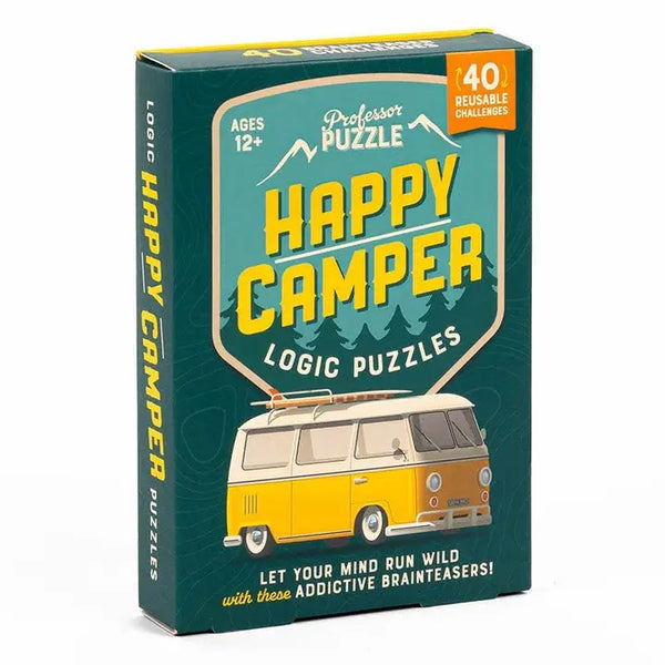 Professor Puzzle - Happy Camper Logic Puzzles