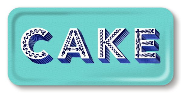 Asta Barrington Cake Tray - Aqua