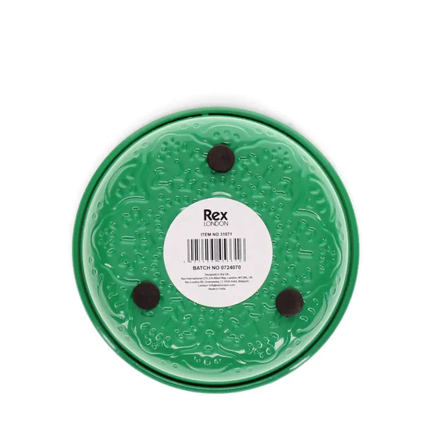 Enamel Trinket Dish - Dark Green