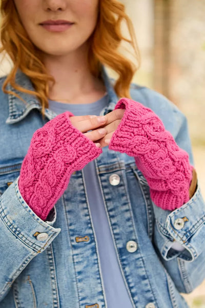 Pachamama Enniskerry Merino Handwarmers - Rose