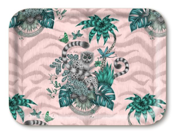 Emma J Shipley Lemur Tray - Pink