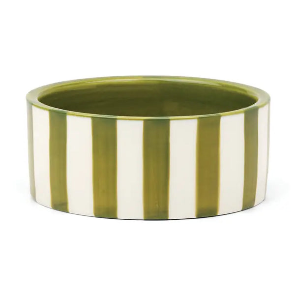 The Izzy Wine Coaster - Green Stripe