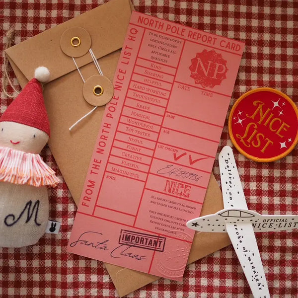 North Pole Report Card - Nice List