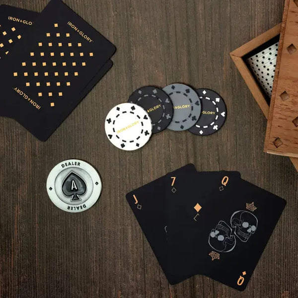 Iron & Glory Dead Man’s Hand Premium Poker Set