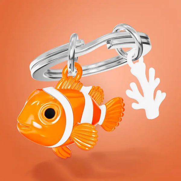 Metalmorphose Clown Fish Keyring