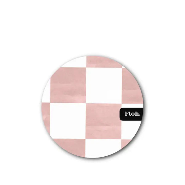 Round Coaster - Paloma Checkerboard