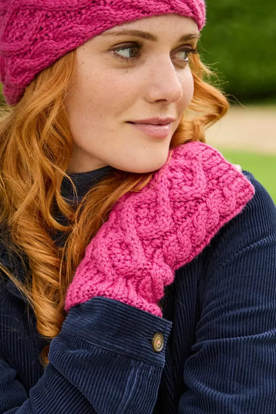Pachamama Enniskerry Merino Handwarmers - Rose