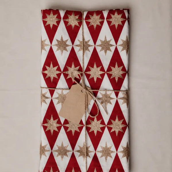 Merlot Seville Star Tablecloth
