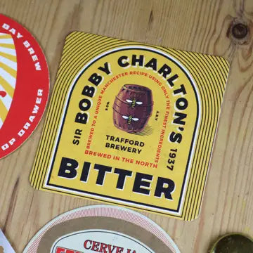 Manchester United Themed Beer Mats