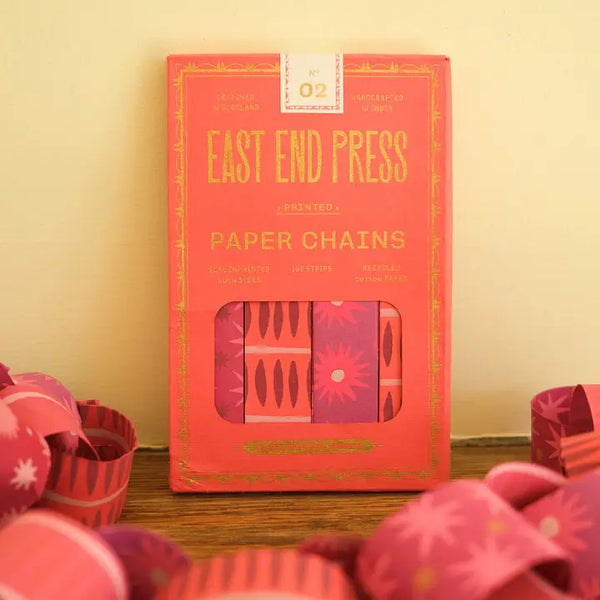 Paper Chain Kit - Pink & Red
