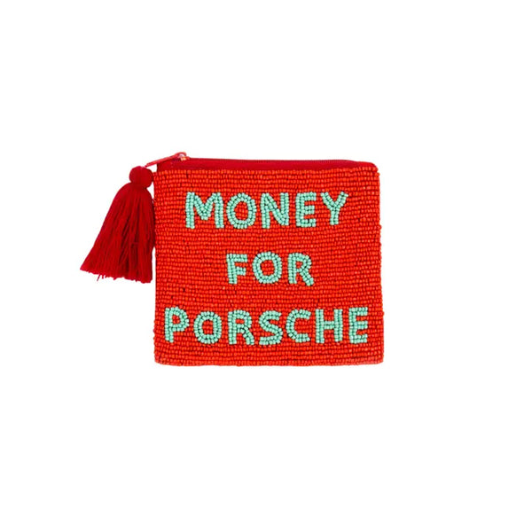 Helio Ferretti Beaded Pouch with Tassel - Money For Porsche