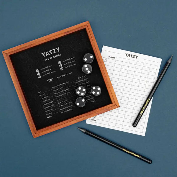 Yatzy - Iron & Glory Wooden Dice Game