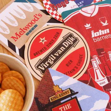 Liverpool Themed Beer Mats