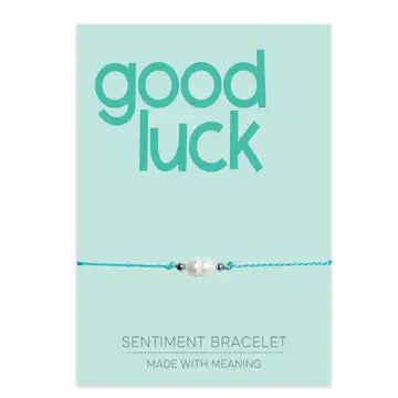 Sentiment Bracelet - Good Luck
