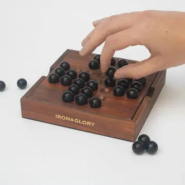 Solitaire - Iron & Glory Wooden Solo Noble Game