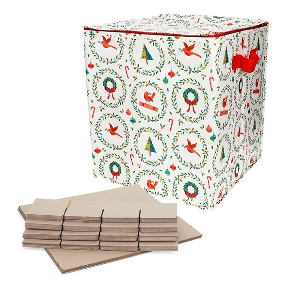 Christmas Ornament Storage Bag - Classic Christmas