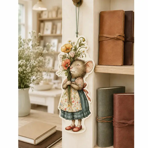 Hanging Card - Flower Vole