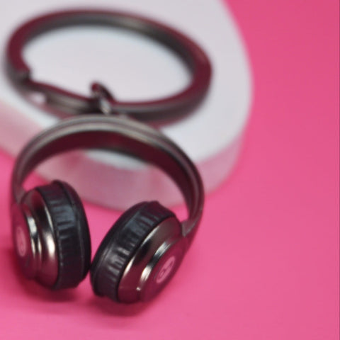Metalmorphose Keyring - Black Headphones