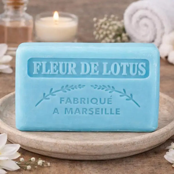 French Market Soap 125g - Fleur de Lotus