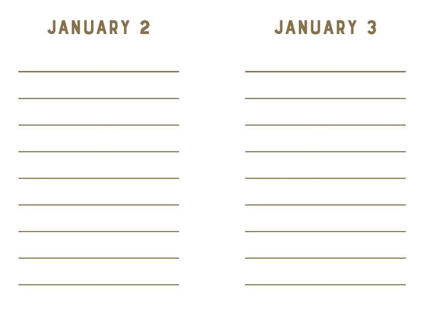 One Line A Day Mini Memory Book