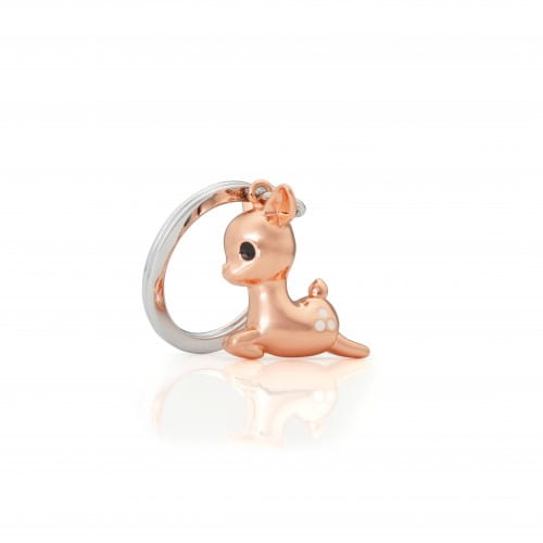 Metalmorphose Keyring - Rose Gold Deer