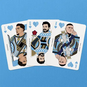 Man City Themed Playing Cards