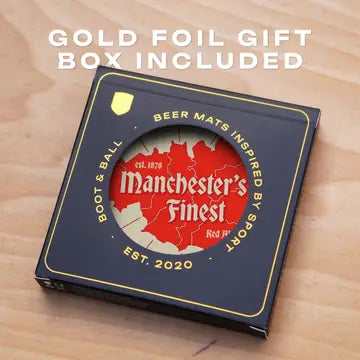 Manchester United Themed Beer Mats