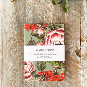 Toasted Crumpet In Full Bloom A6 Lined  Notebook